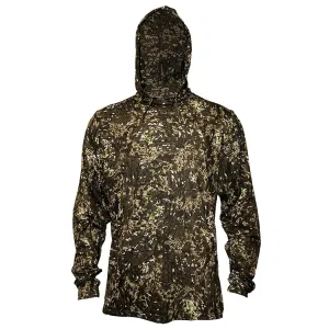 Air-X Camo Pattern Hooded Performance Shirts with Repel X