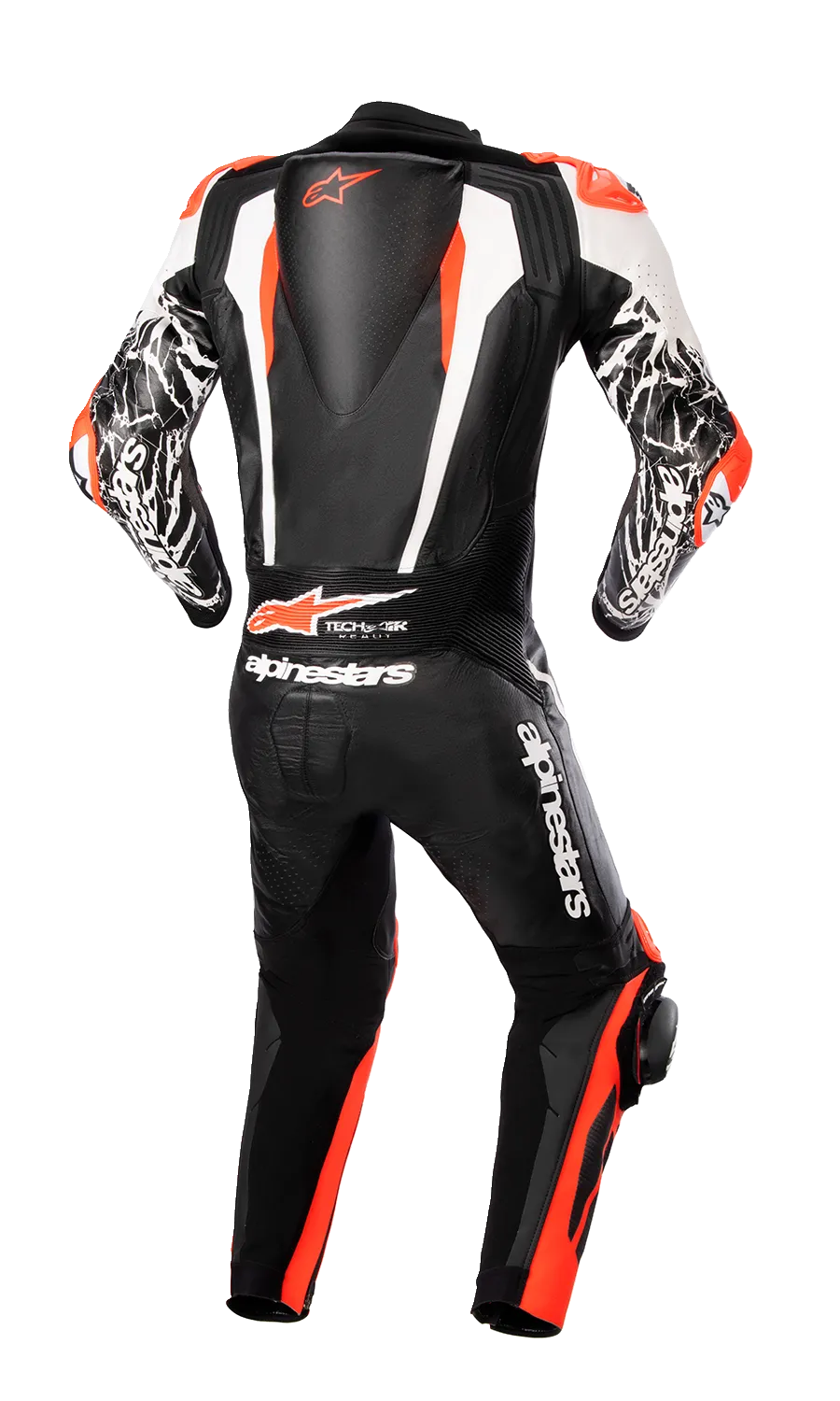 ALPINESTARS Racing Absolute v2 Leather Suit - Black/White/Red - US 38 / EU 48 3156323123148