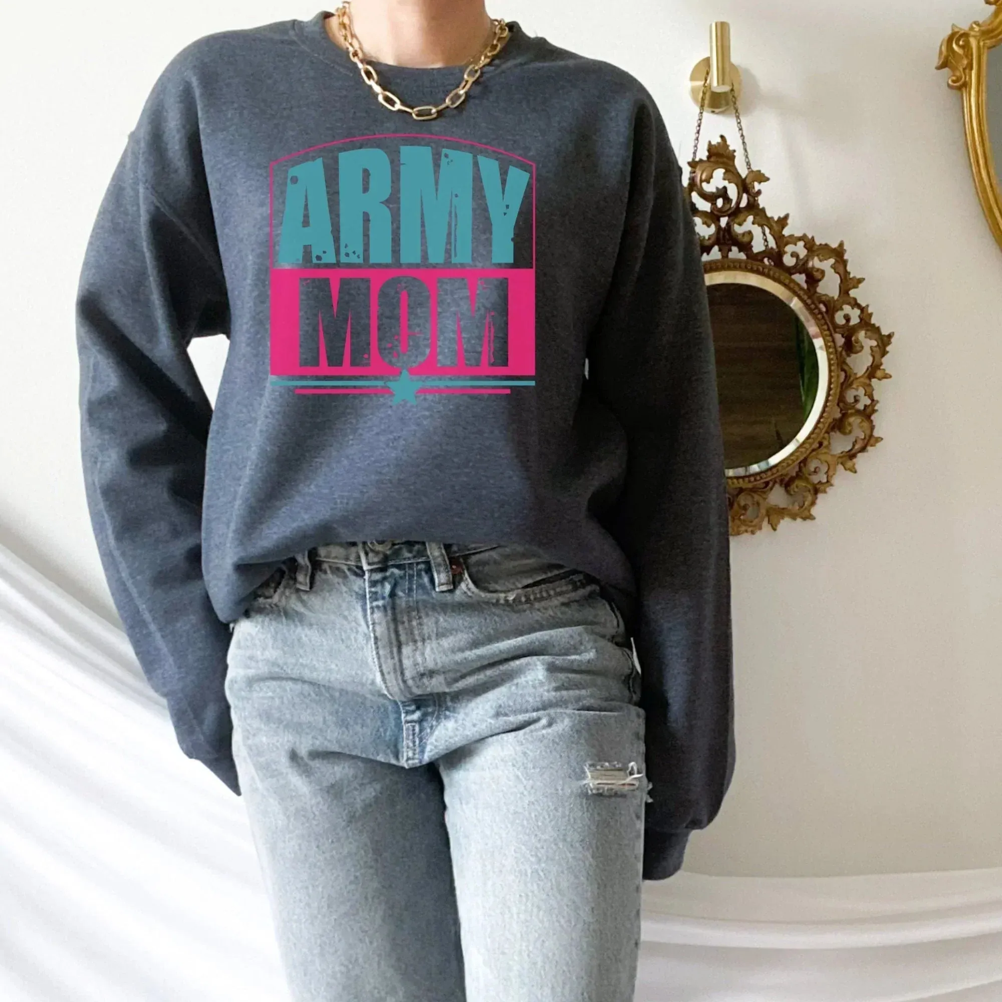 Army Mom Shirt, Army Wife, Military Mom Shirt, Military Wife Sweatshirt, Army Mom Gift, Air Force Mom, Support our troops, Navy Mom, US Army