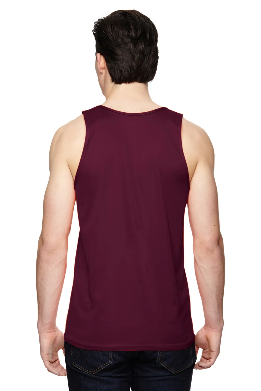 Augusta Sportswear Mens Training Moisture Wicking Tank Top - Maroon