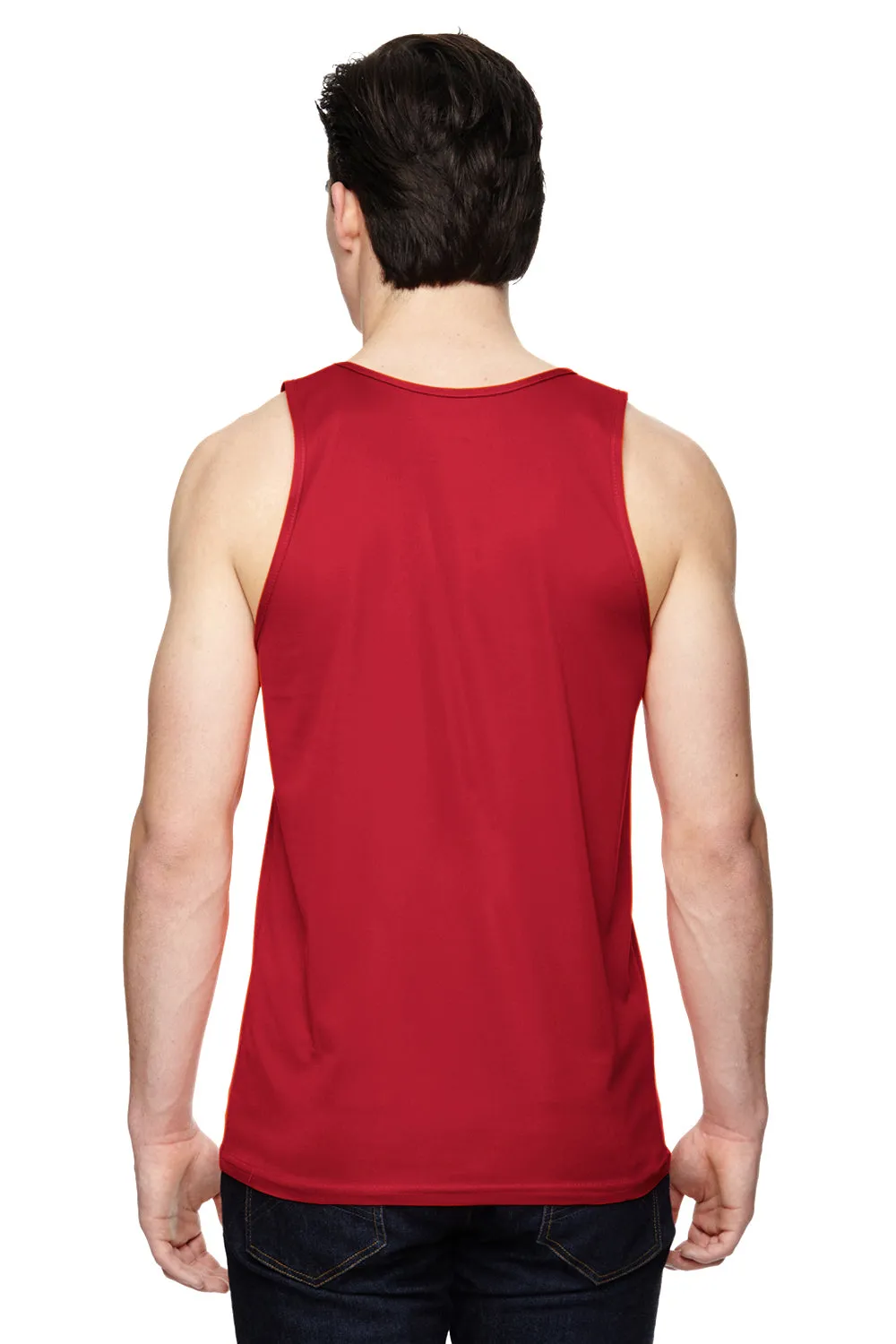 Augusta Sportswear Mens Training Moisture Wicking Tank Top - Red