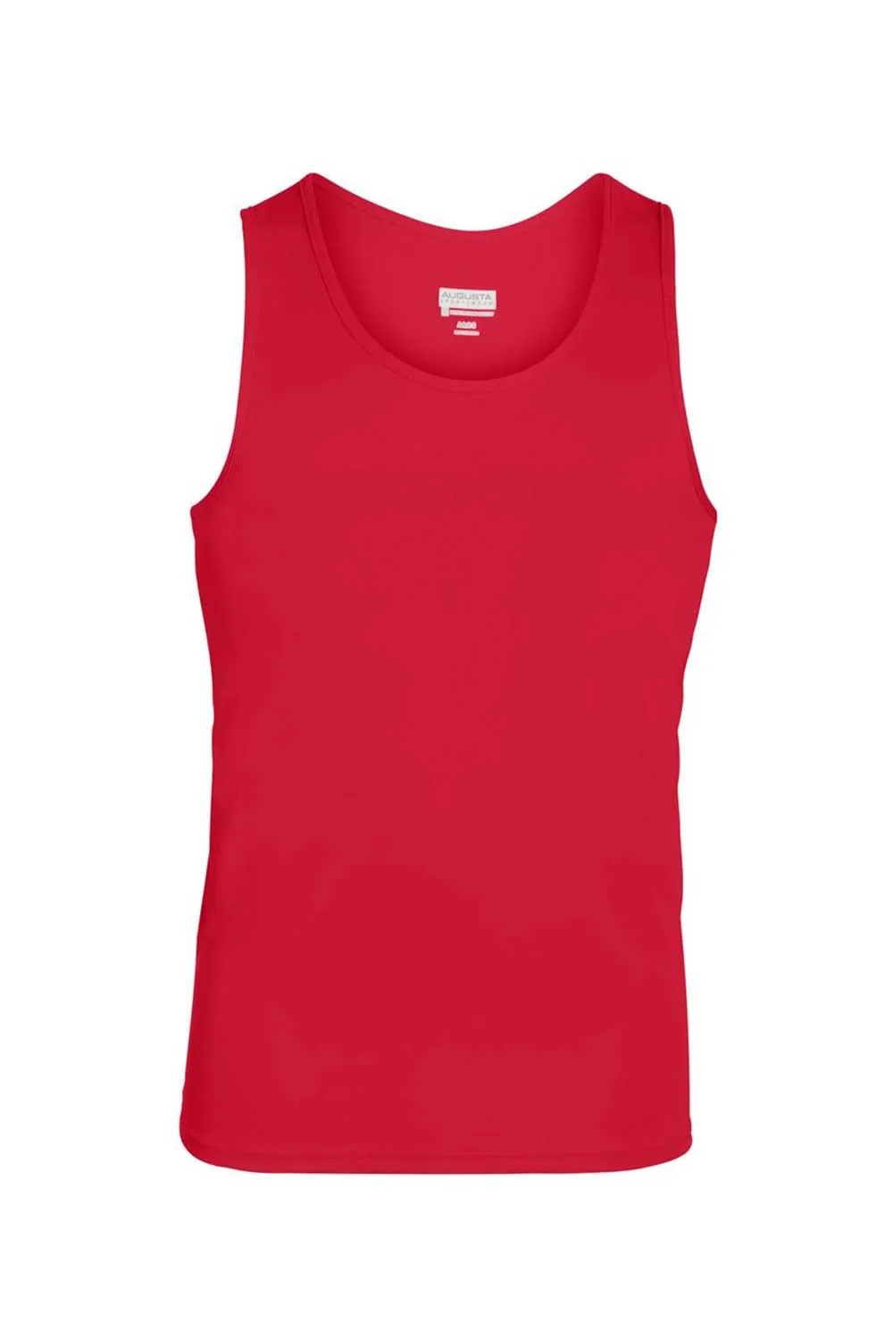 Augusta Sportswear Mens Training Moisture Wicking Tank Top - Red