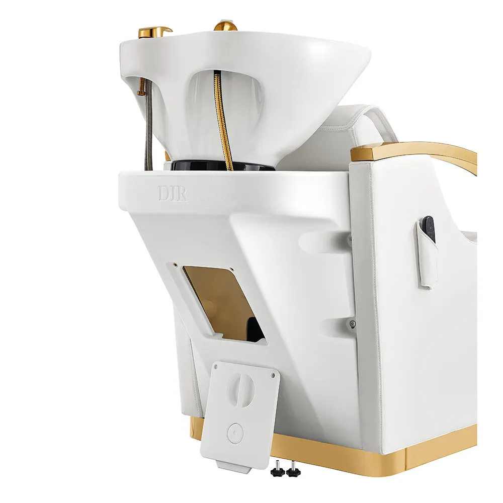 Beauty Salon Electrical Massage Backwash basin adjustable chair- Bella-Gold