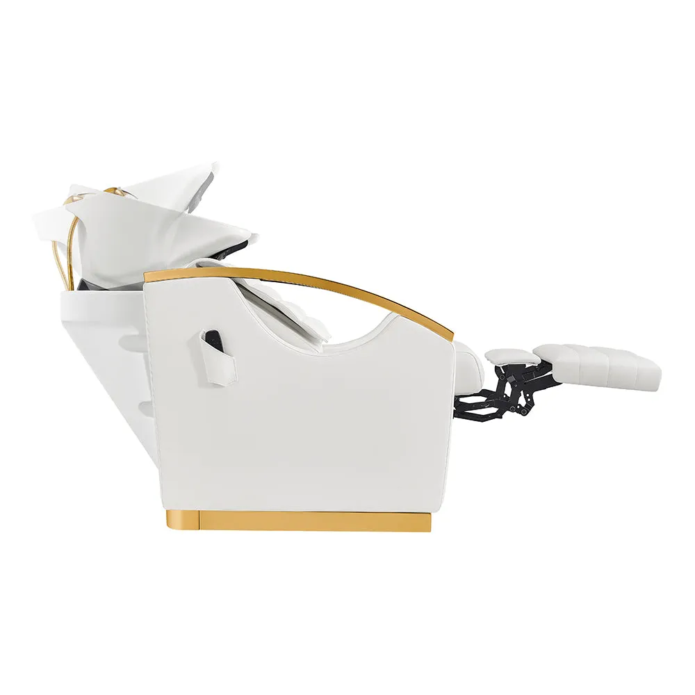 Beauty Salon Electrical Massage Backwash basin adjustable chair- Bella-Gold