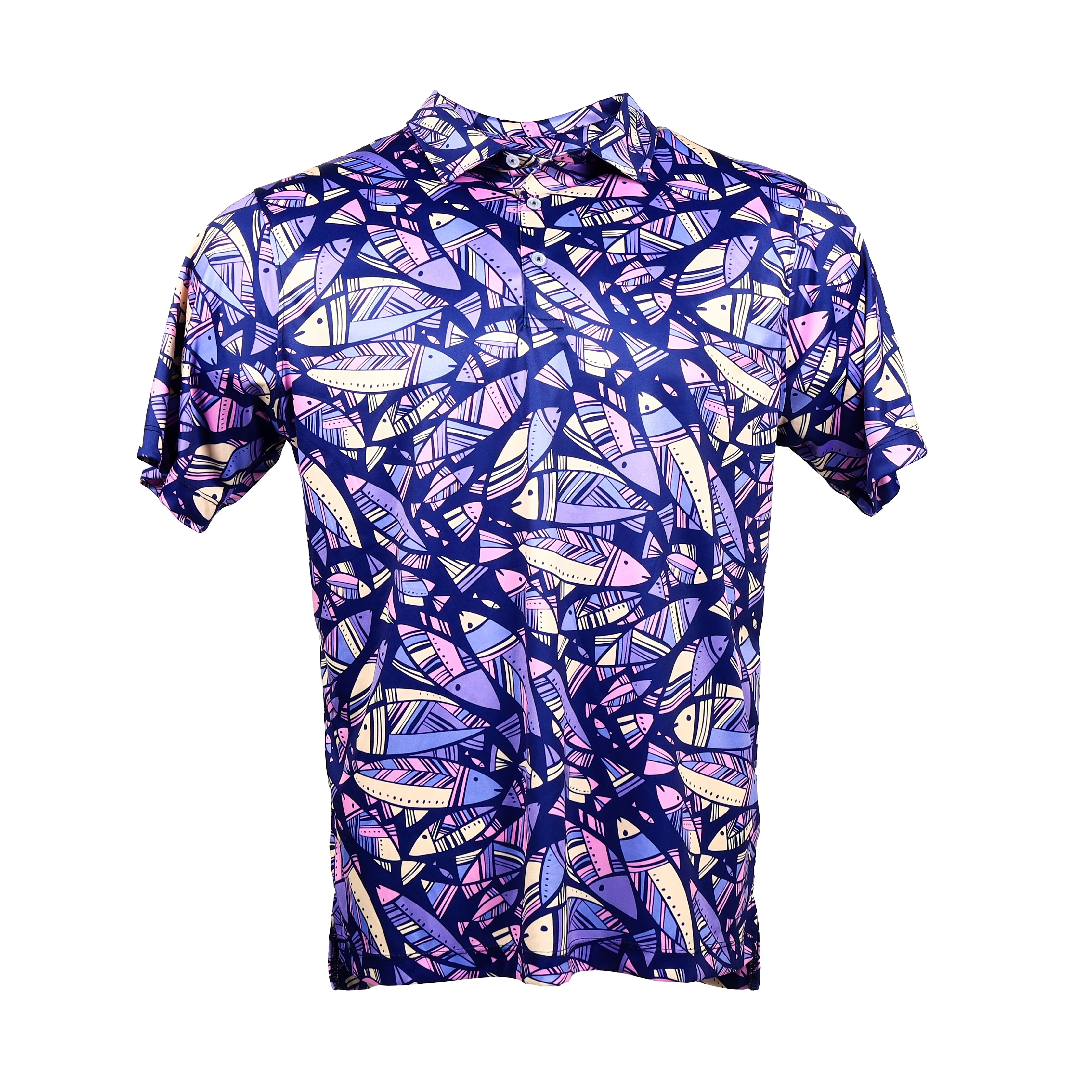 Cabo - Purple Men's Golf Shirt Polo