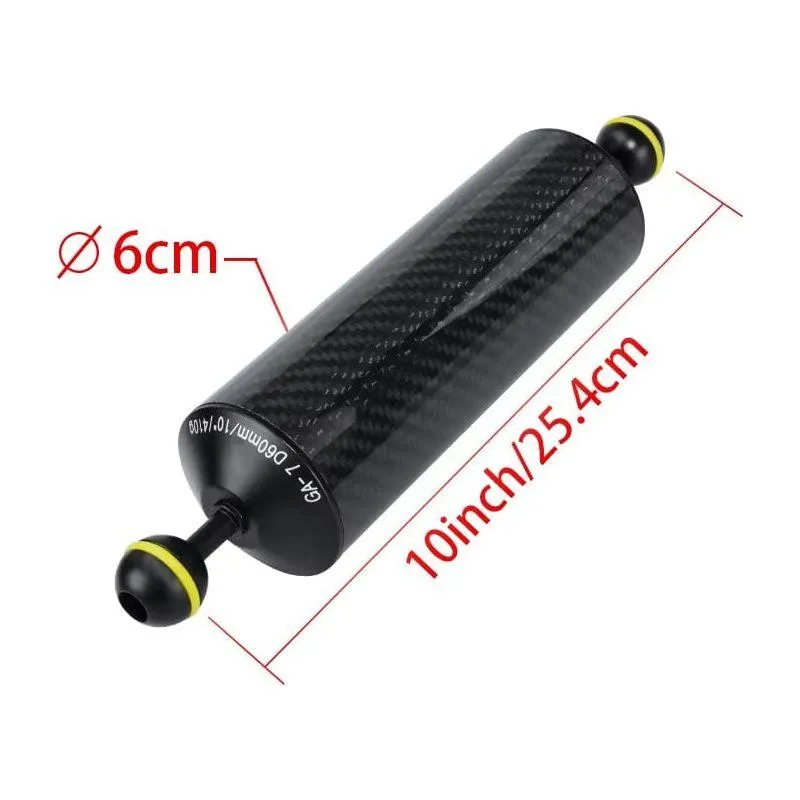 Carbon Fiber Float Arms for Strobes/Lights (Short) - D60/80