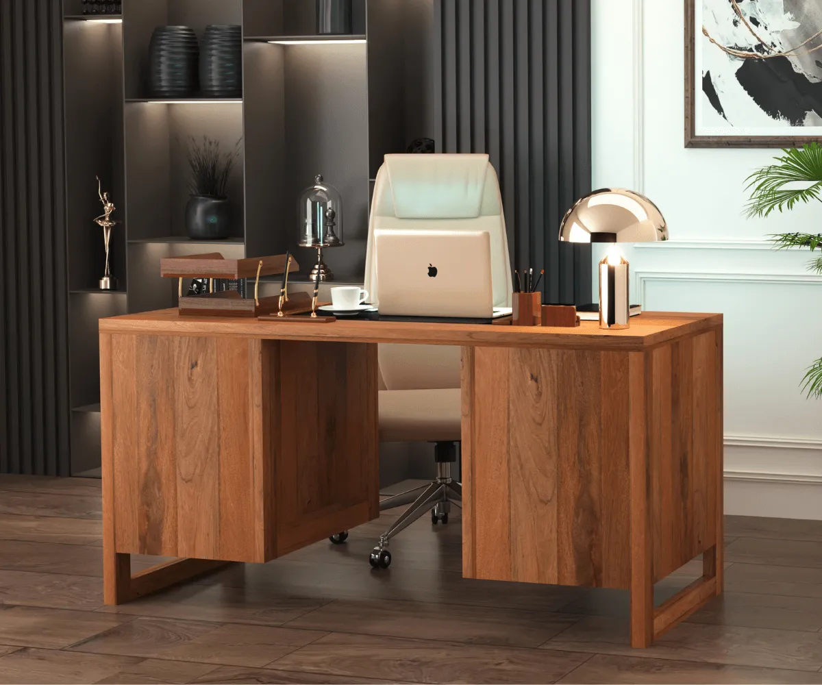 Cedarchron Wooden Office Desk