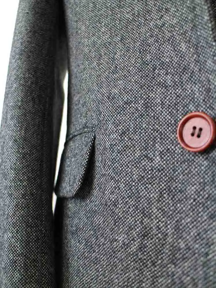 CLASSIC GREY BARLEYCORN TWEED 3 PIECE SUIT