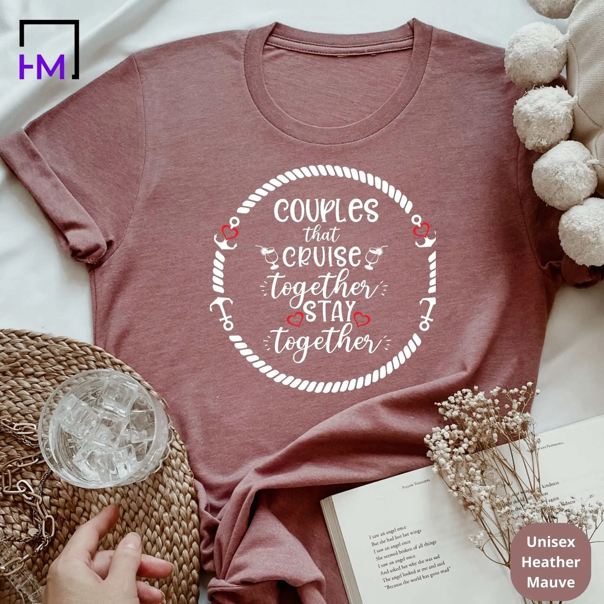 Couples Cruise Shirts for Family Vacations