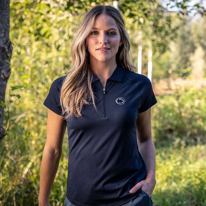 Cutter & Buck Ladies Forge Stretch Zip Polo