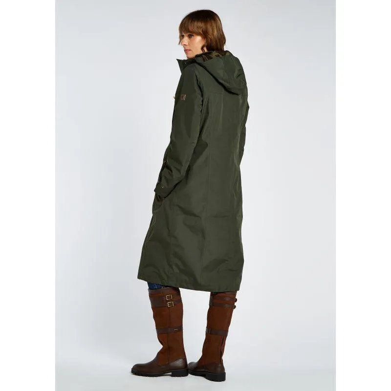 Dubarry Alderford Ladies Long Waterproof Coat - Pesto