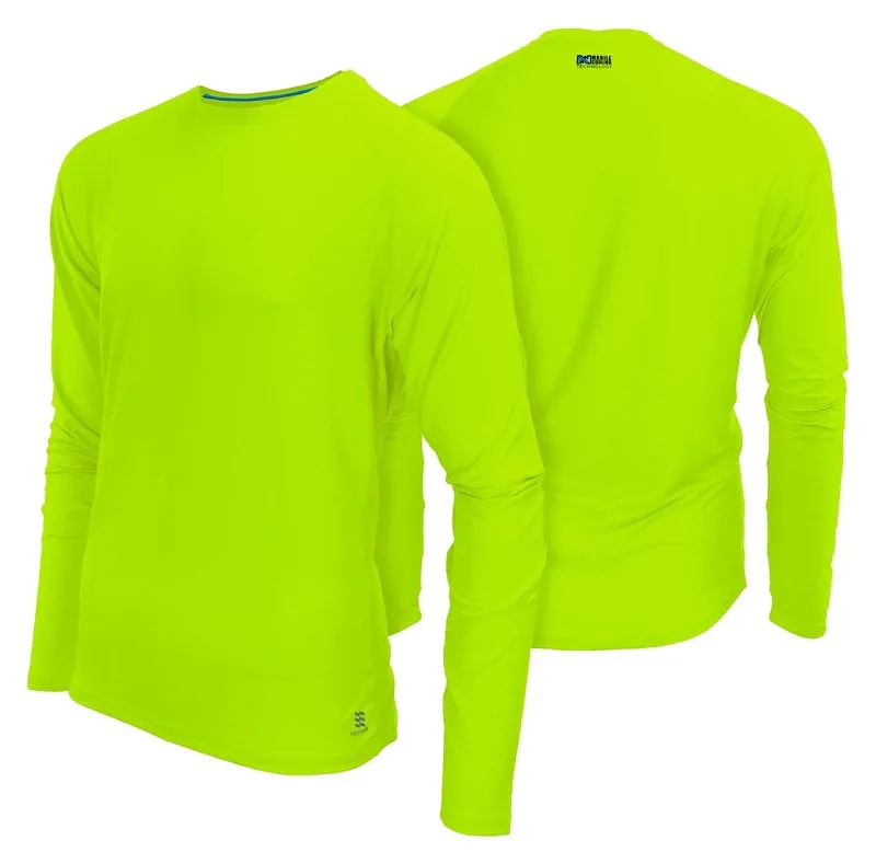 Fieldsheer Mobile Cooling Series MCMT05100521 Shirt, XL, Polyester/Spandex, Crew Neck, Long, Raglan Sleeve, Athletic :EA: QUANTITY: 1