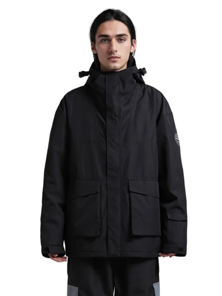 Gsou Snow Colorblock Cargo Snow Jacket - Men's