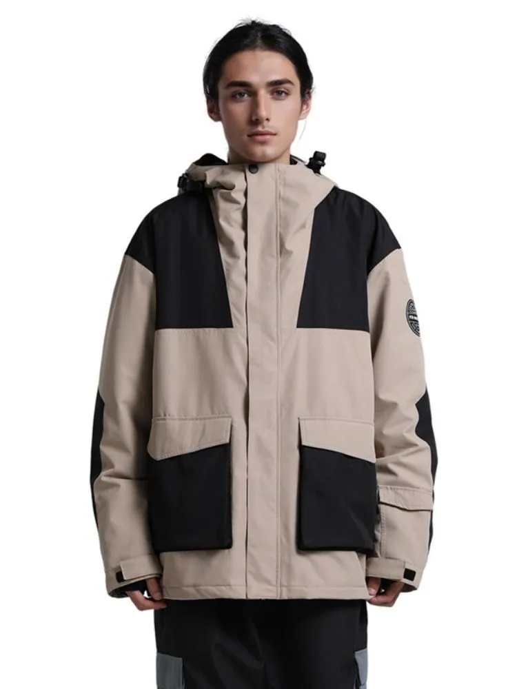 Gsou Snow Colorblock Cargo Snow Jacket - Men's