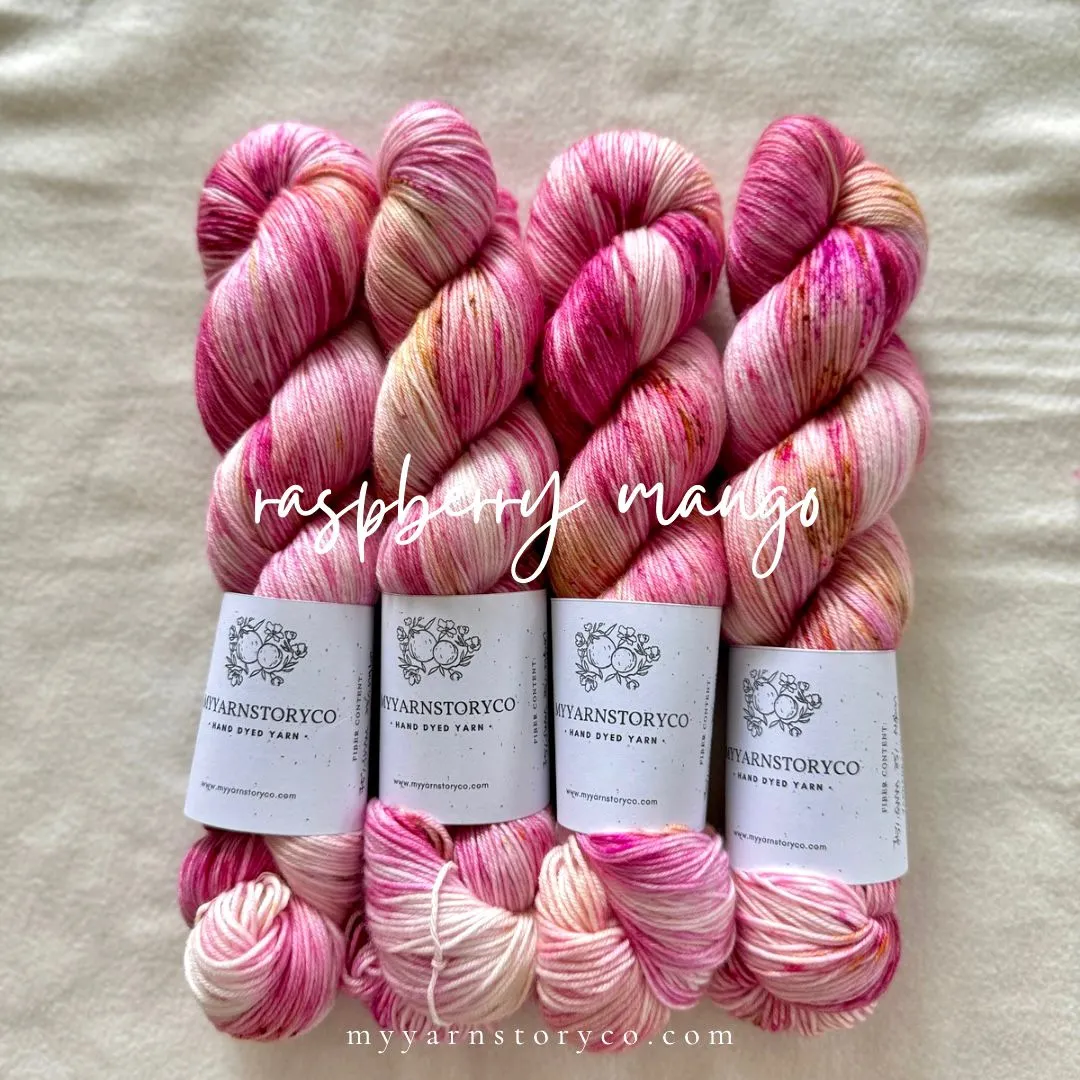 Hand Dyed Yarn by Myyarnstoryco 2024 September Batch