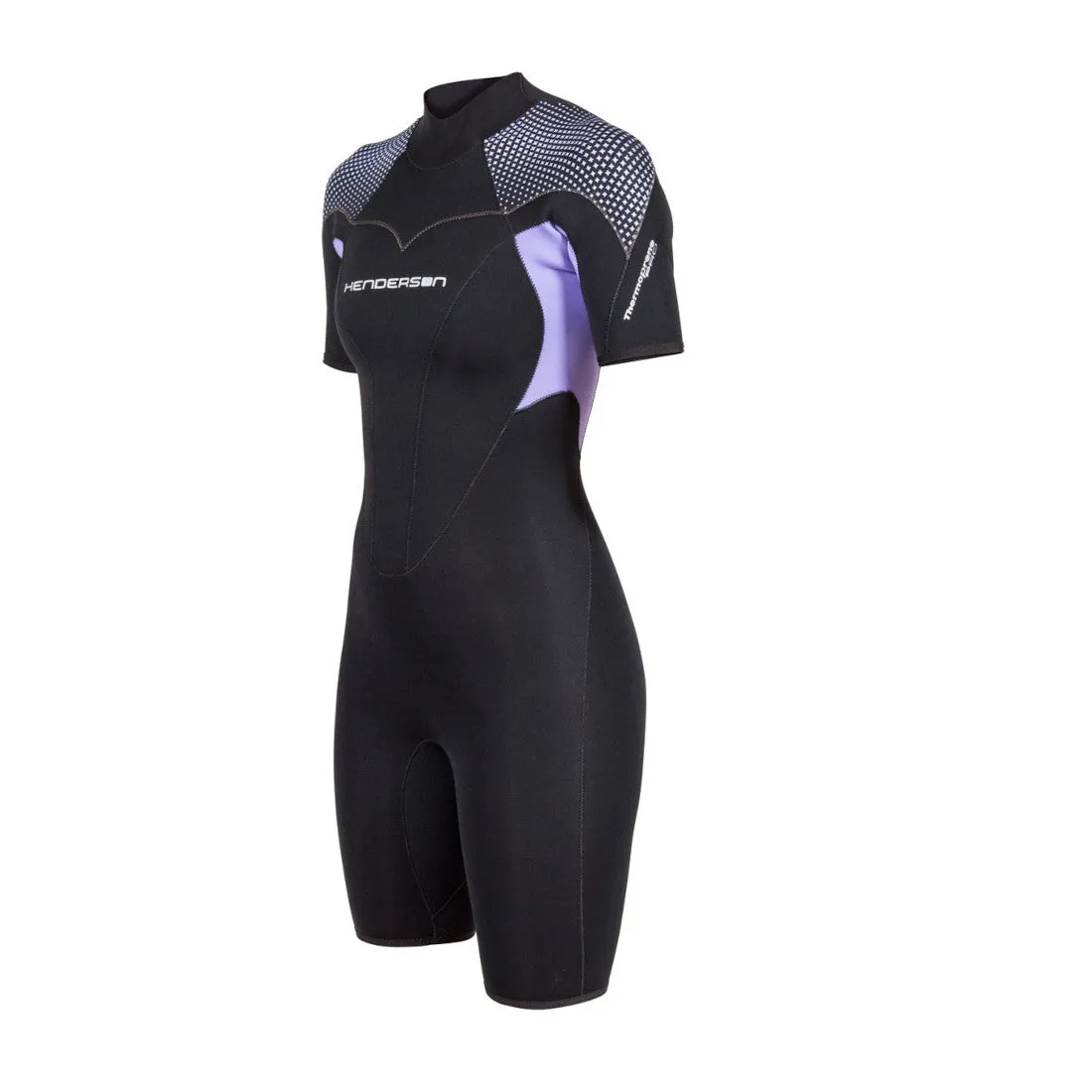 Henderson 3mm Women's Thermoprene PRO Back Zip Shorty Scuba Diving Wetsuits