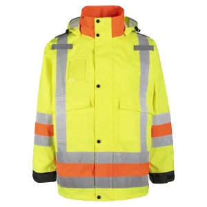 Hi-Vis Waterproof Traffic Jacket by Holmes Workwear - Style 116601J