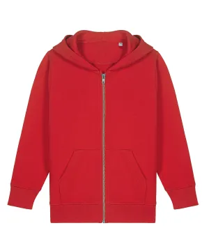 Kids Mini Cultivator 20 iconic zip-thru hoodie sweatshirt (STSK182) | Red