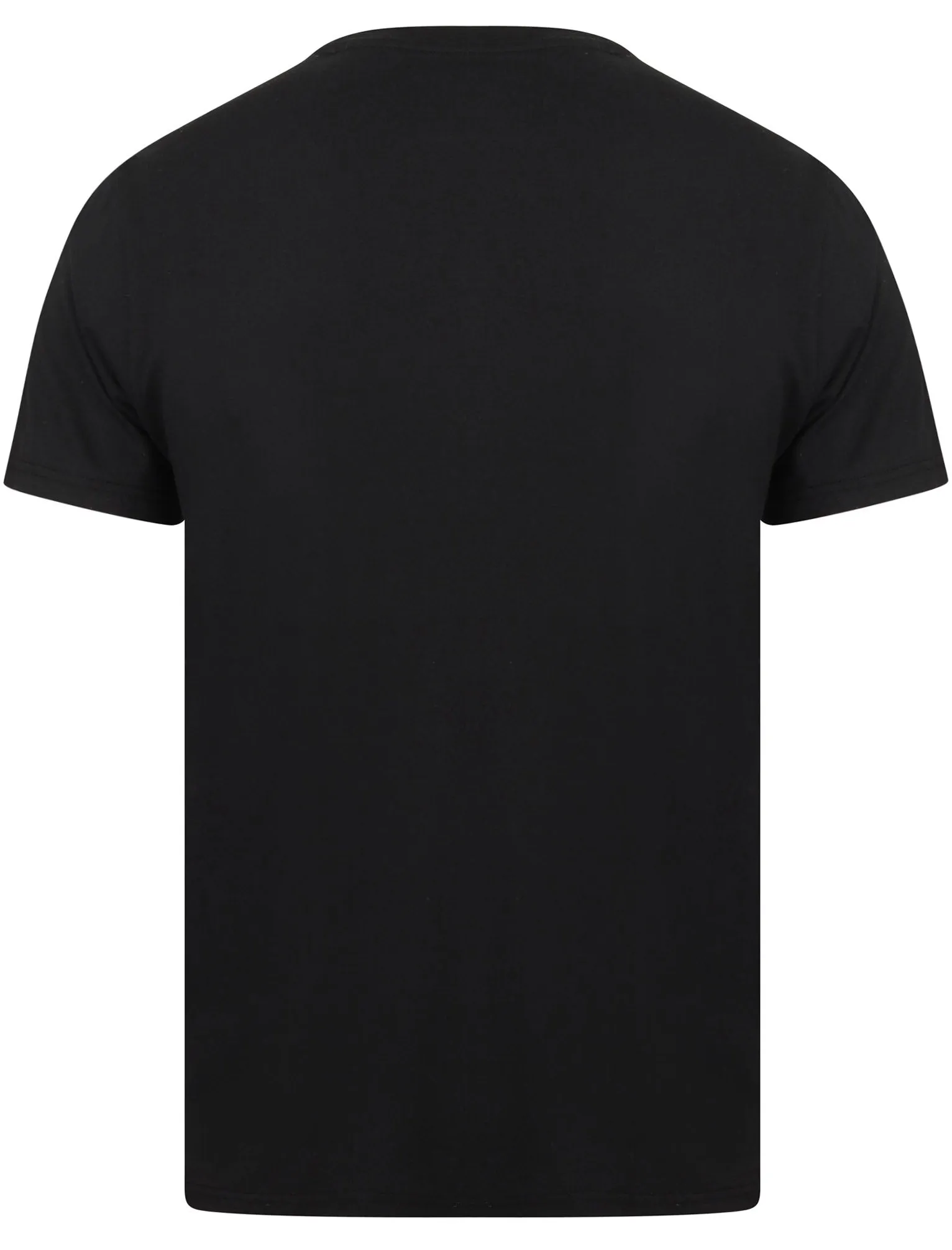 Kinsley Basic Cotton Crew Neck T-Shirt In Jet Black - South Shore