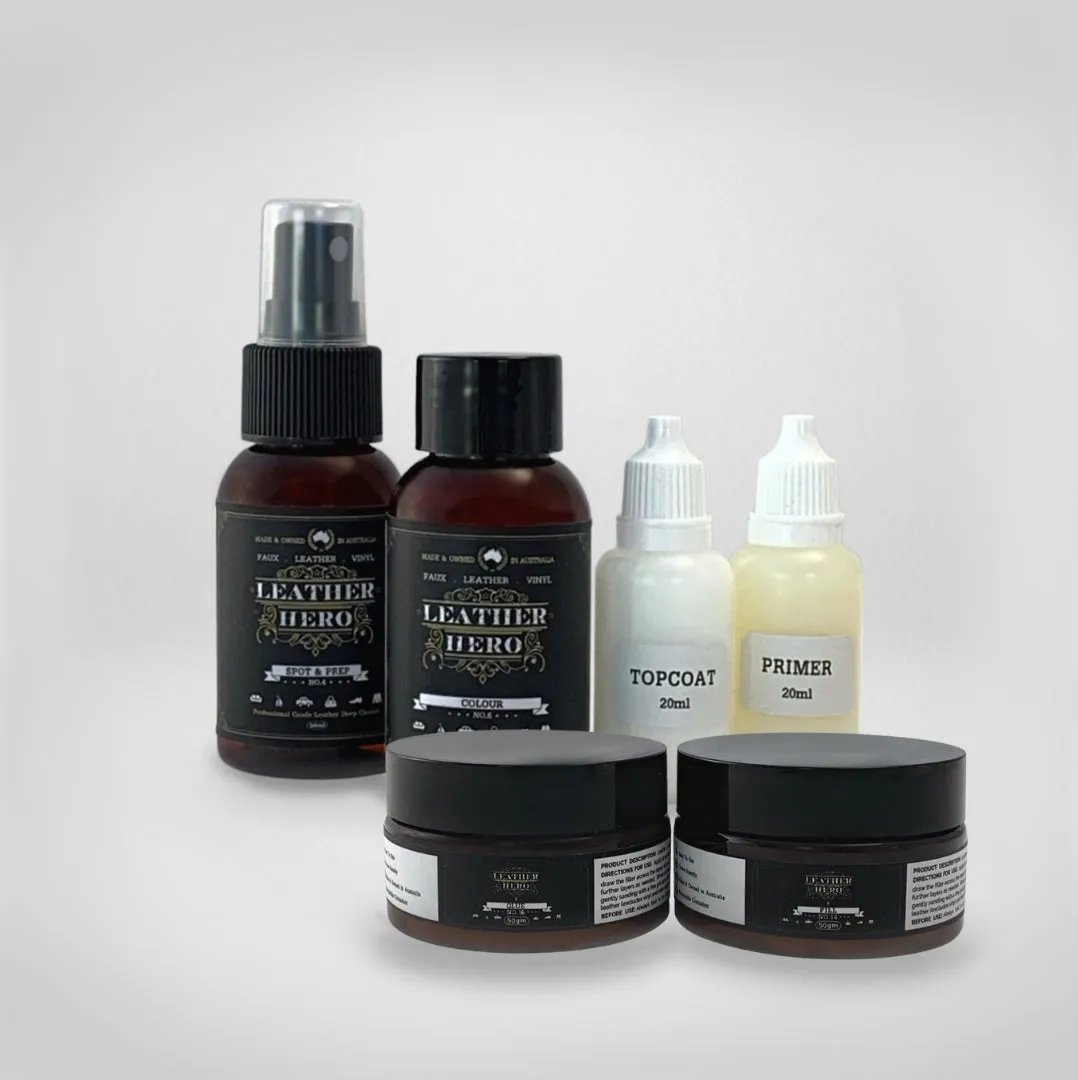 Leather Repair & Recolour Kit - White