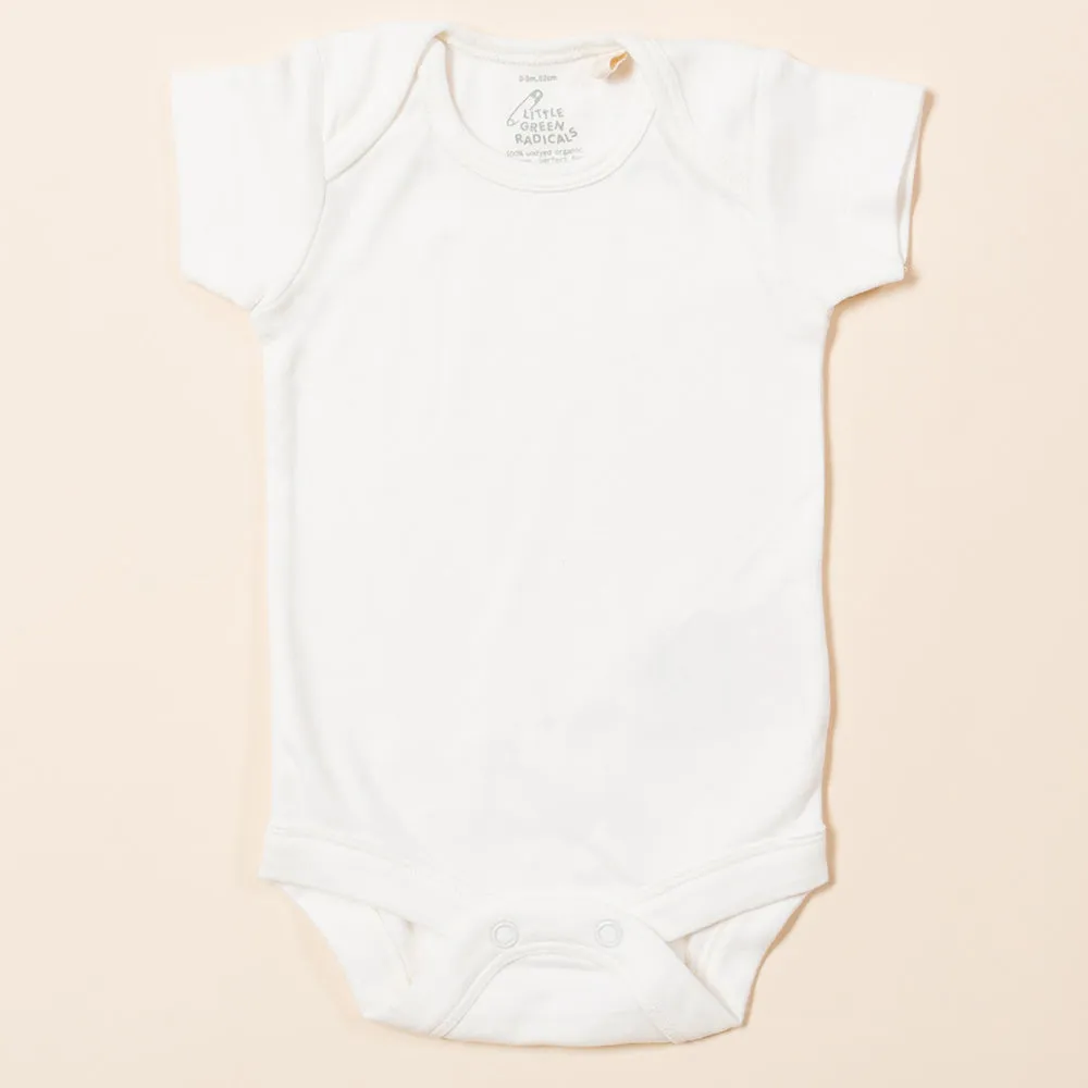 LGR Natural Short Sleeve Baby Body - Single