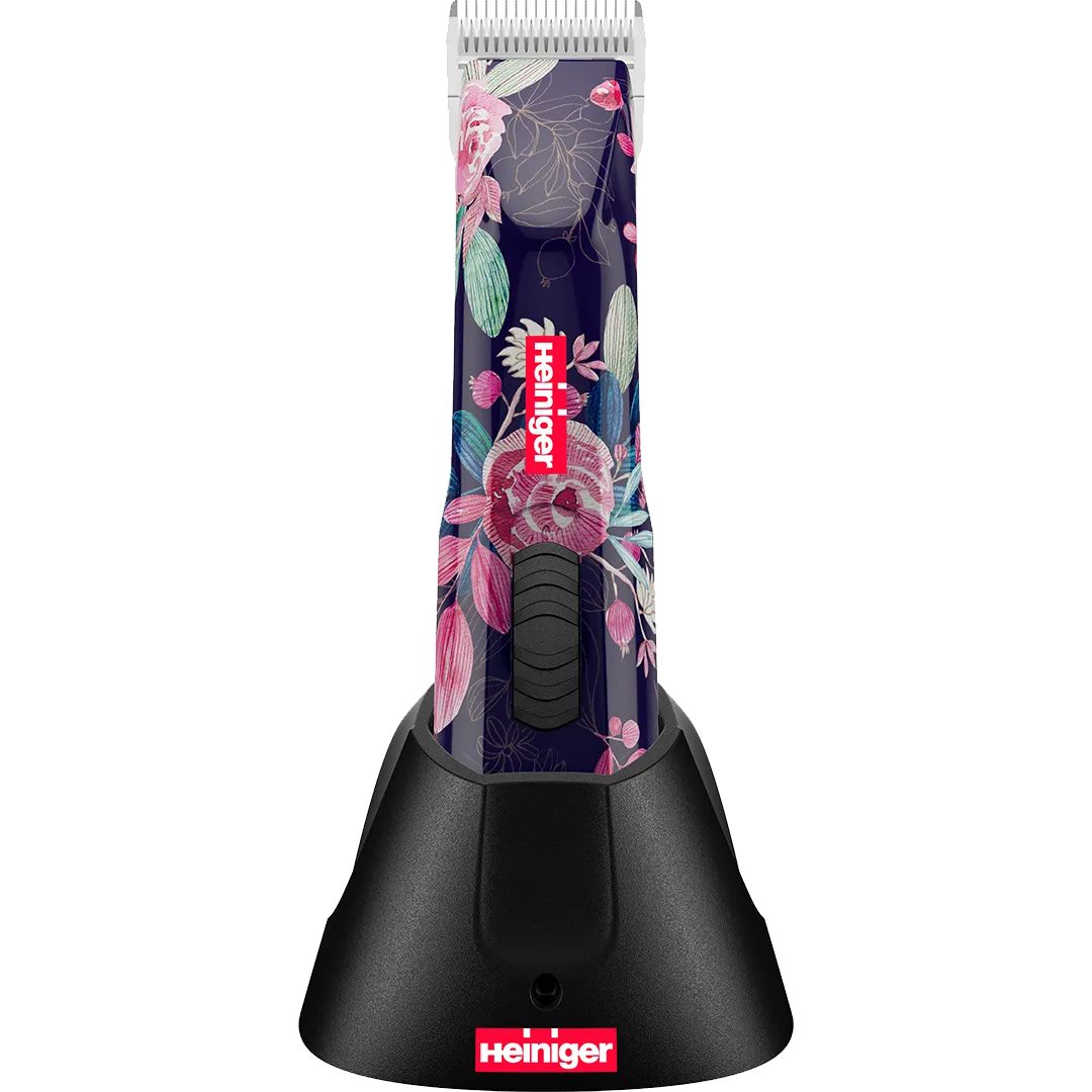 Limited Edition Flower Opal Cordless Clipper One Battery with Free Clipper Grip by Heiniger