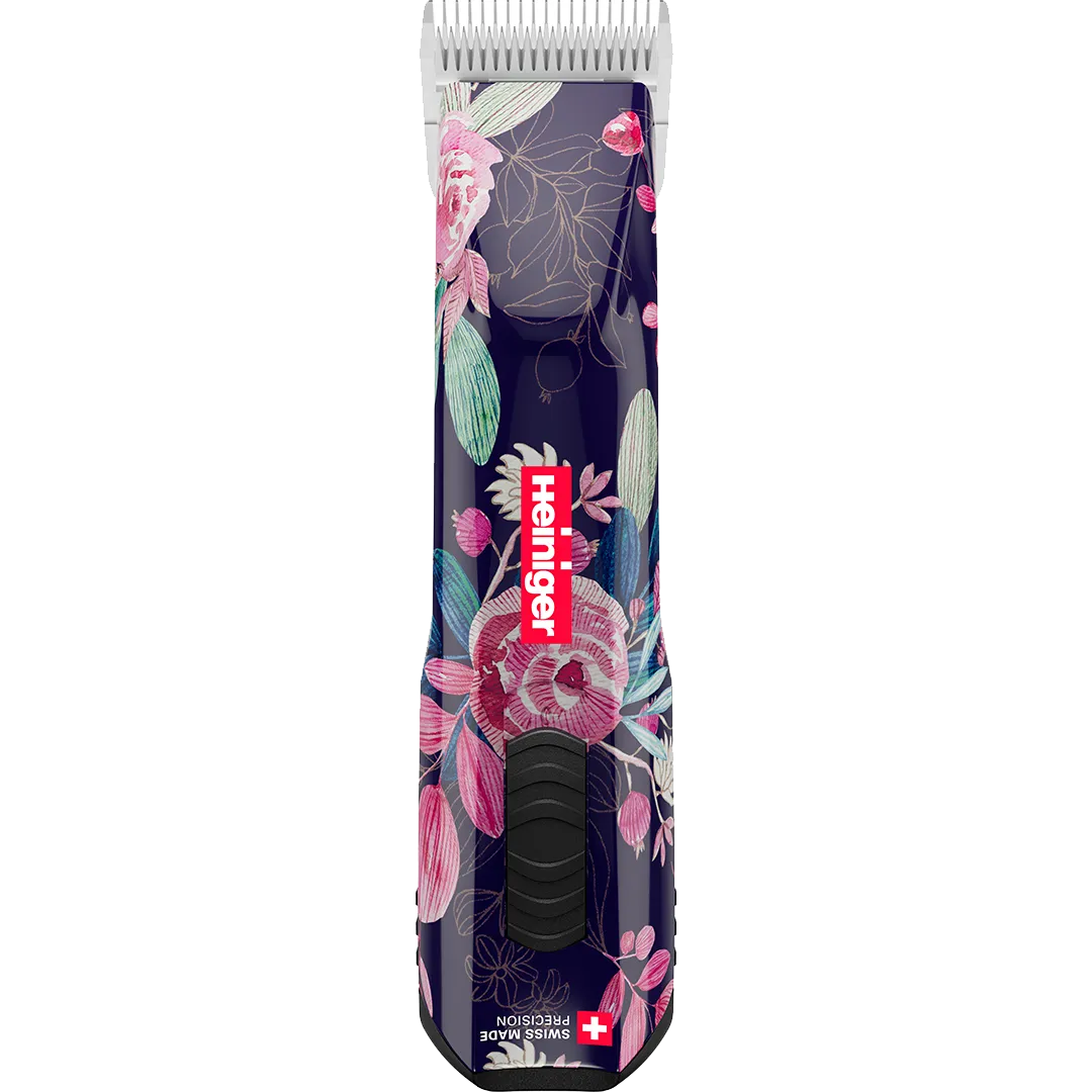 Limited Edition Flower Opal Cordless Clipper One Battery with Free Clipper Grip by Heiniger