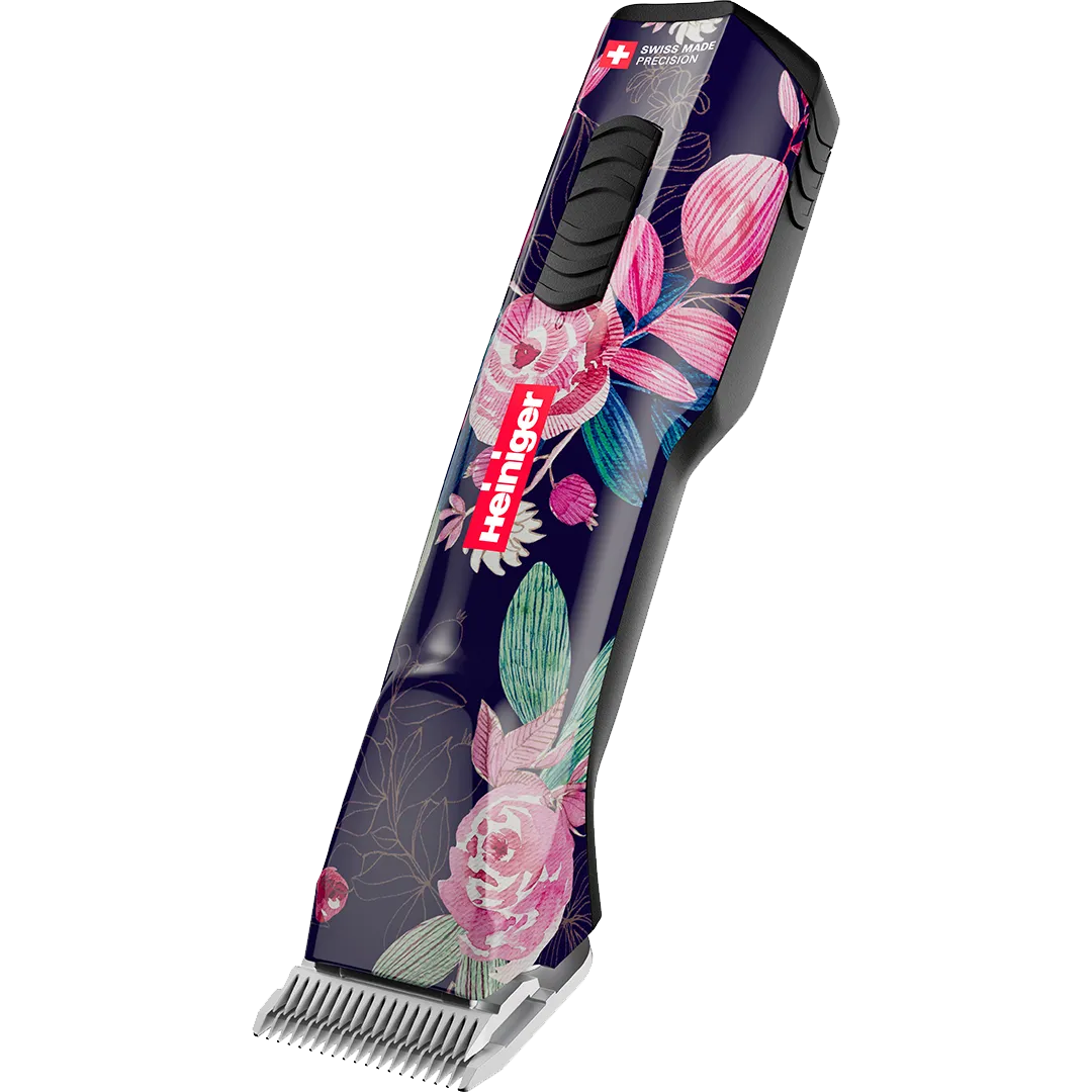 Limited Edition Flower Opal Cordless Clipper One Battery with Free Clipper Grip by Heiniger