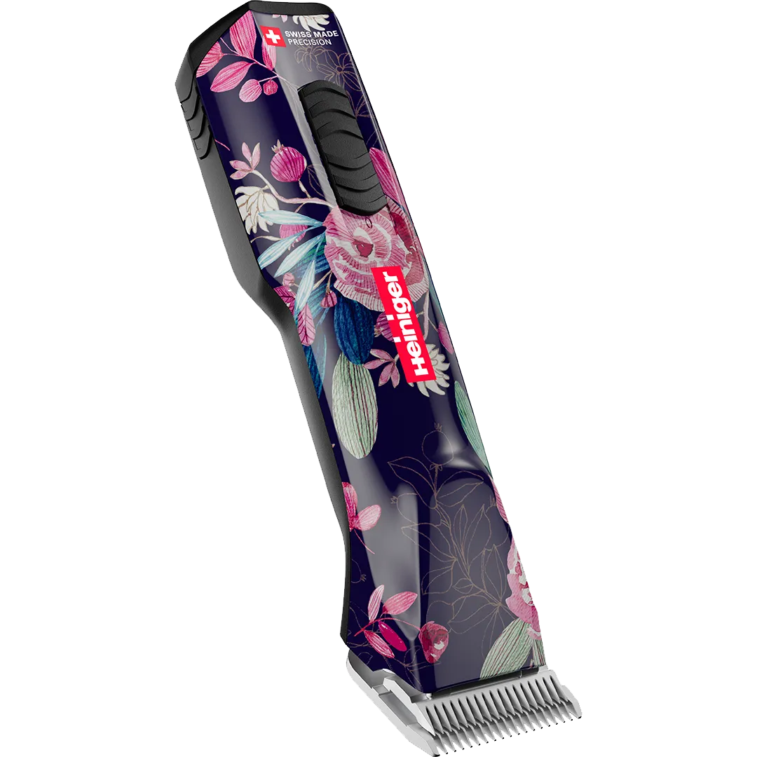 Limited Edition Flower Opal Cordless Clipper One Battery with Free Clipper Grip by Heiniger