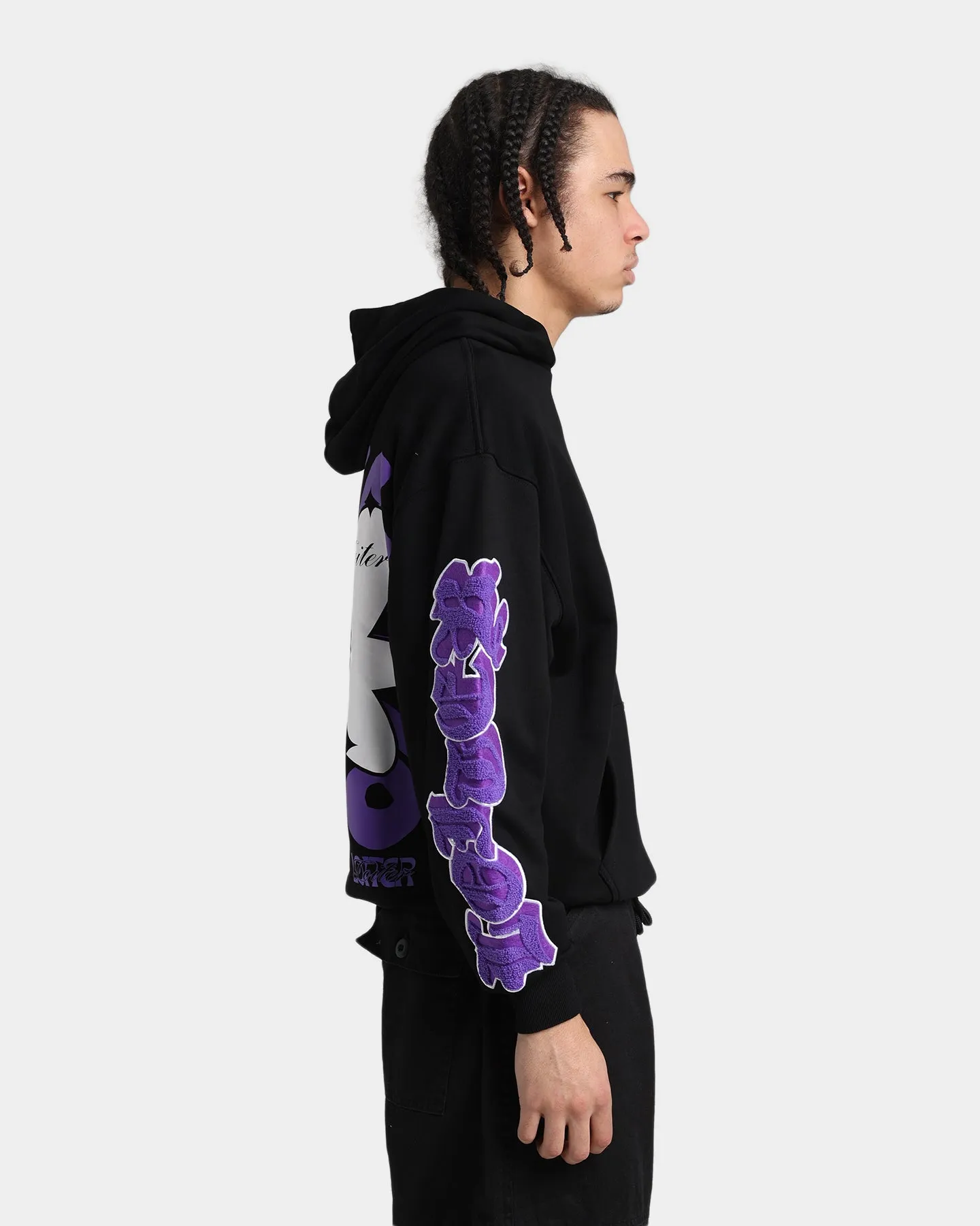 Loiter Fleur Hoodie Black