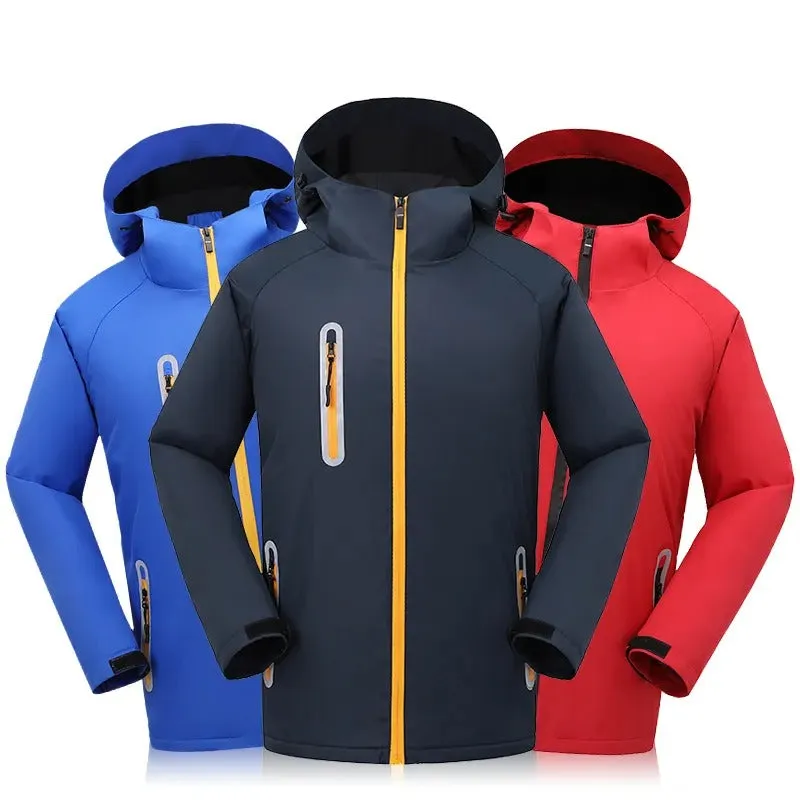 Men Winter Thick Jackets Fleece Inner Plus Size Outdoor Winter Premium Jacket | TS905