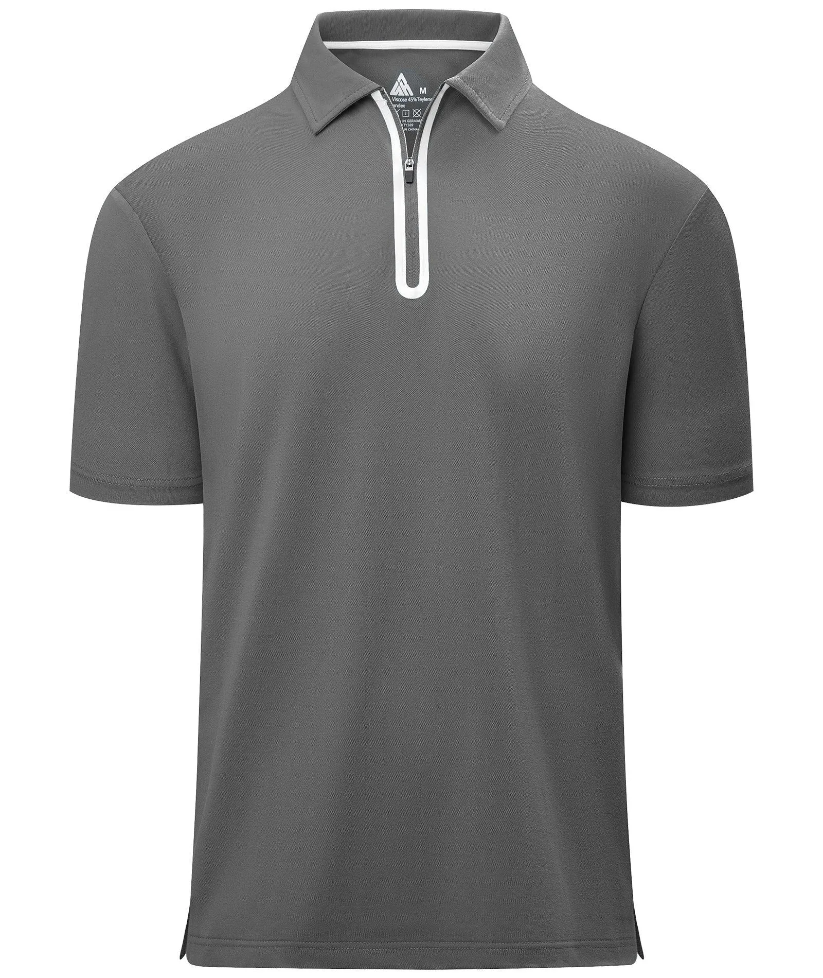 Men's Dry Fit Moisture Wicking Sports Polo Shirt-ZPK007845