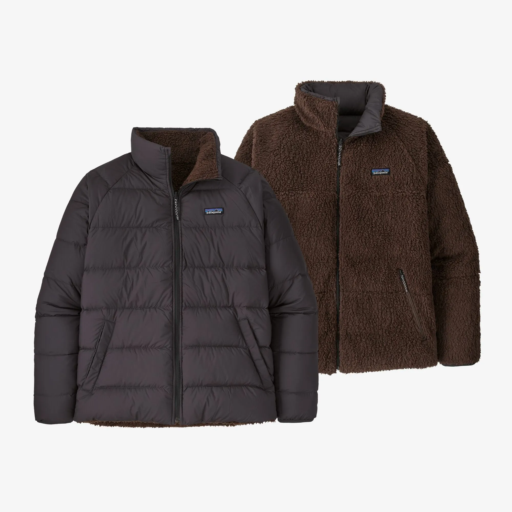 Men's Reversible Silent Down Fleece Jacket