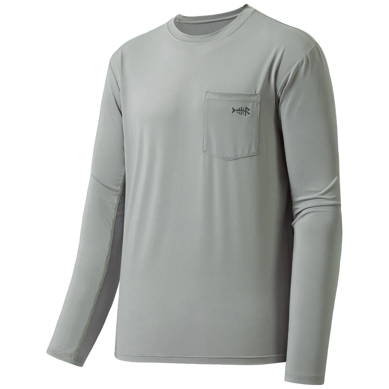 Men’s UPF 50  Long Sleeve Fishing Shirt with Chest Pocket