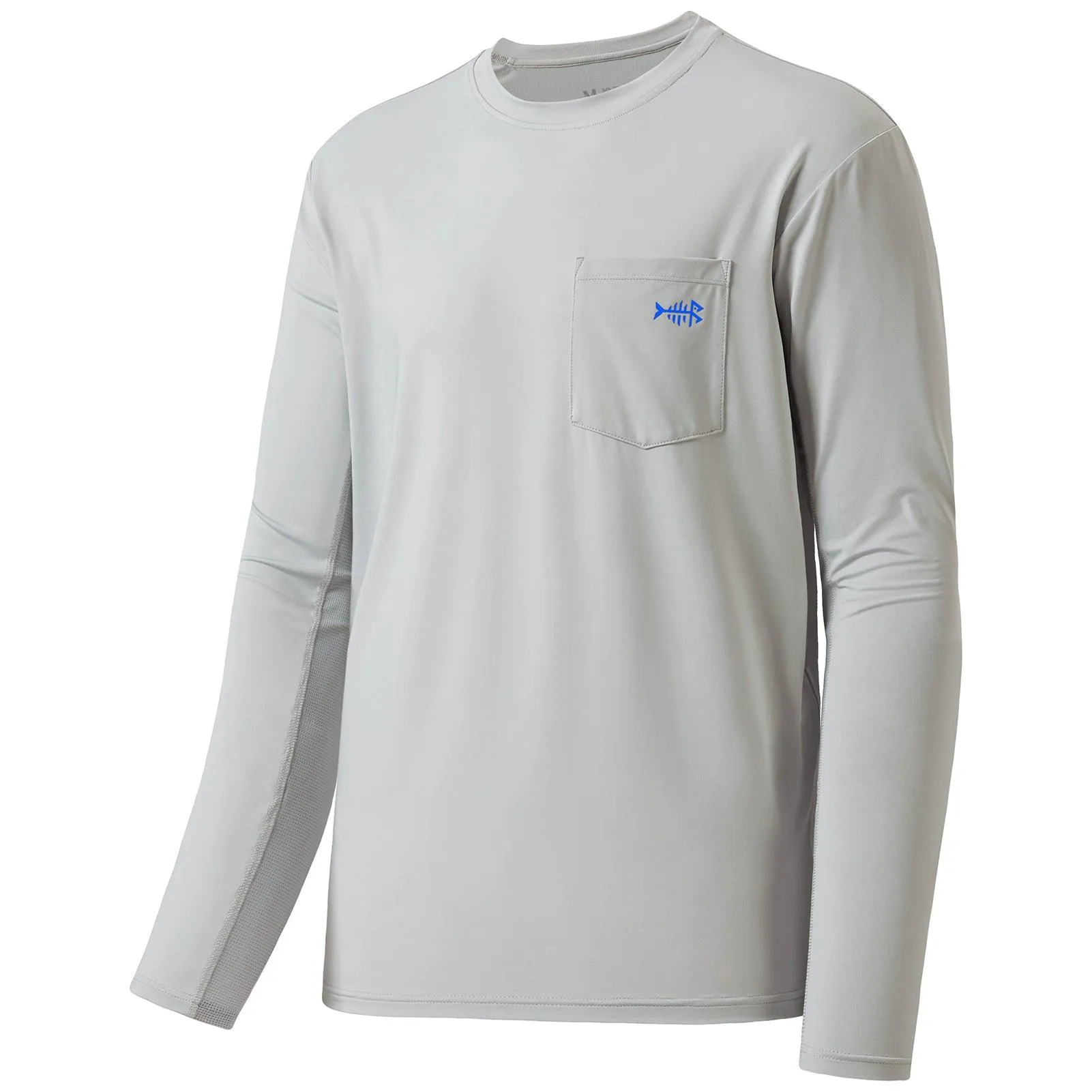 Men’s UPF 50  Long Sleeve Fishing Shirt with Chest Pocket