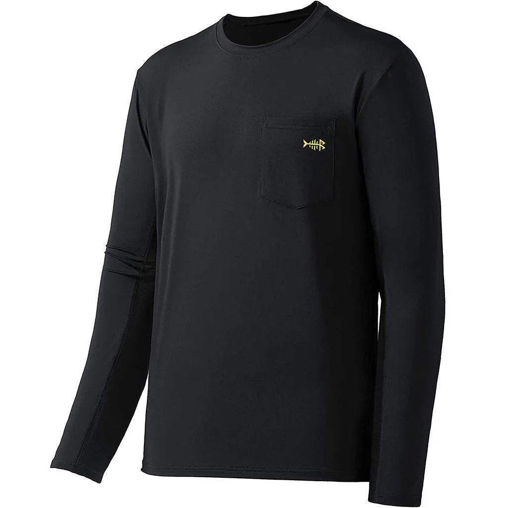 Men’s UPF 50  Long Sleeve Fishing Shirt with Chest Pocket