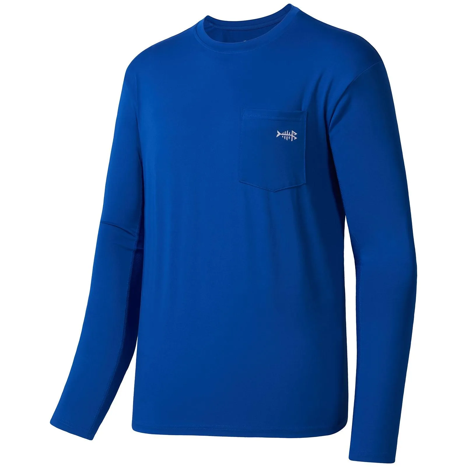 Men’s UPF 50  Long Sleeve Fishing Shirt with Chest Pocket