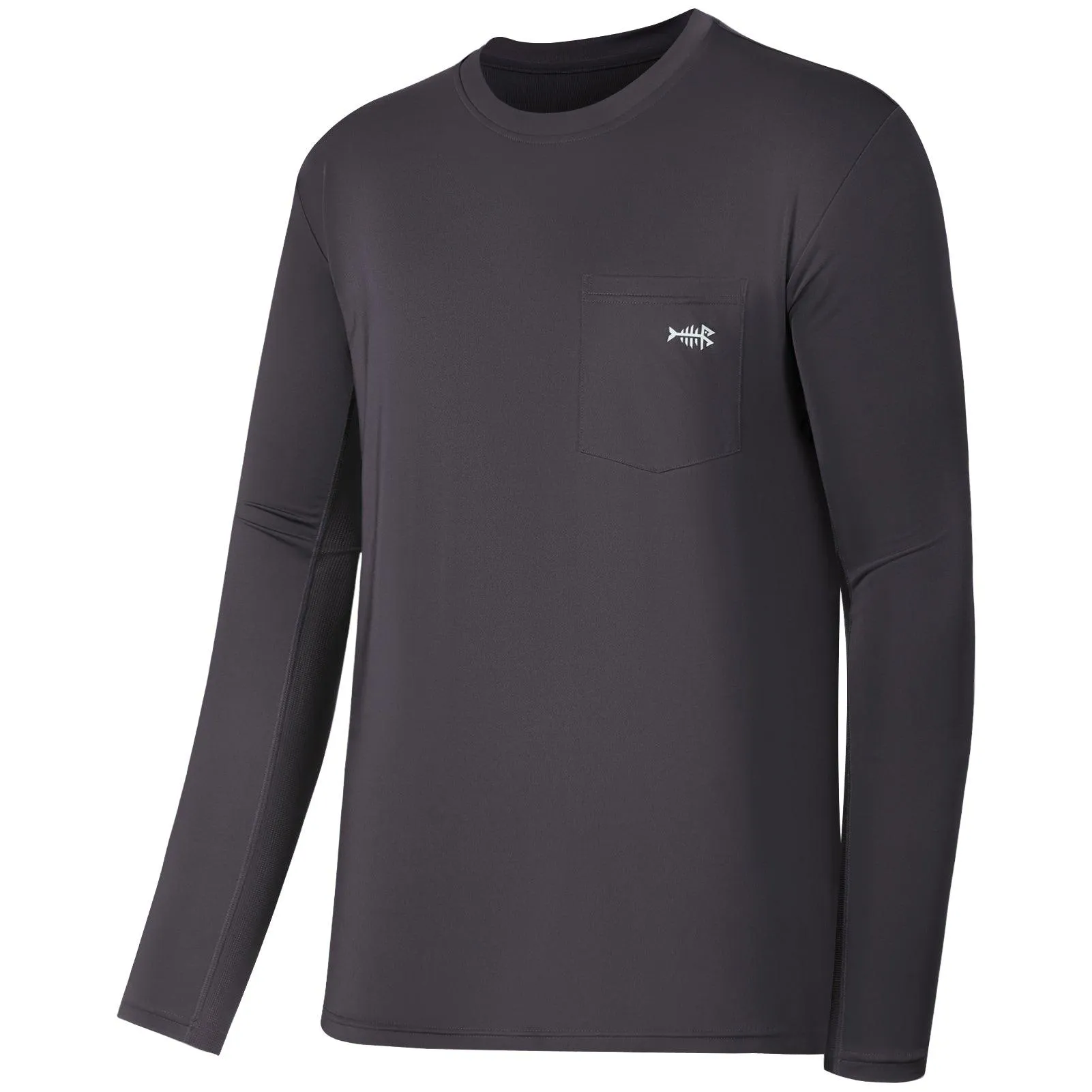 Men’s UPF 50  Long Sleeve Fishing Shirt with Chest Pocket