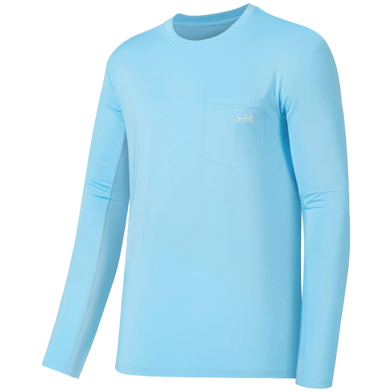 Men’s UPF 50  Long Sleeve Fishing Shirt with Chest Pocket