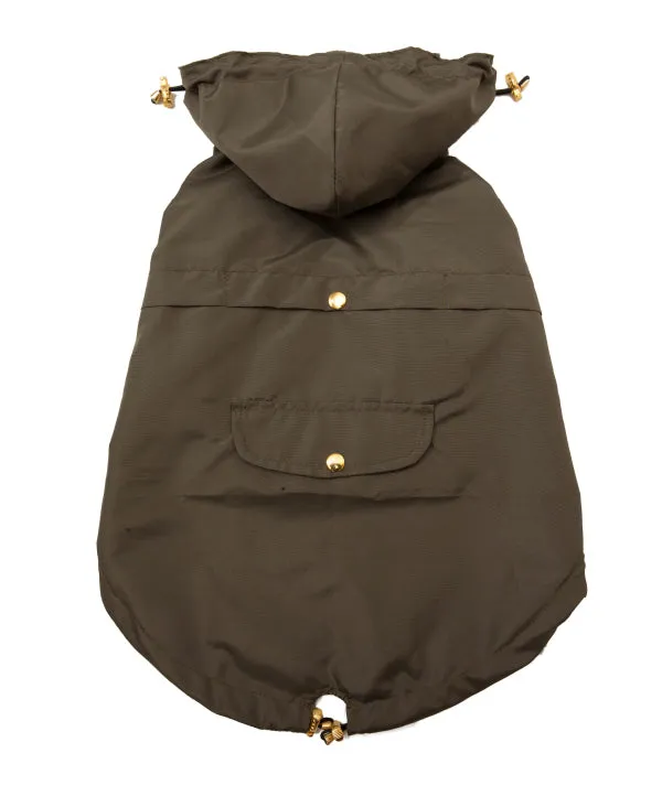 Military Green Raincoat