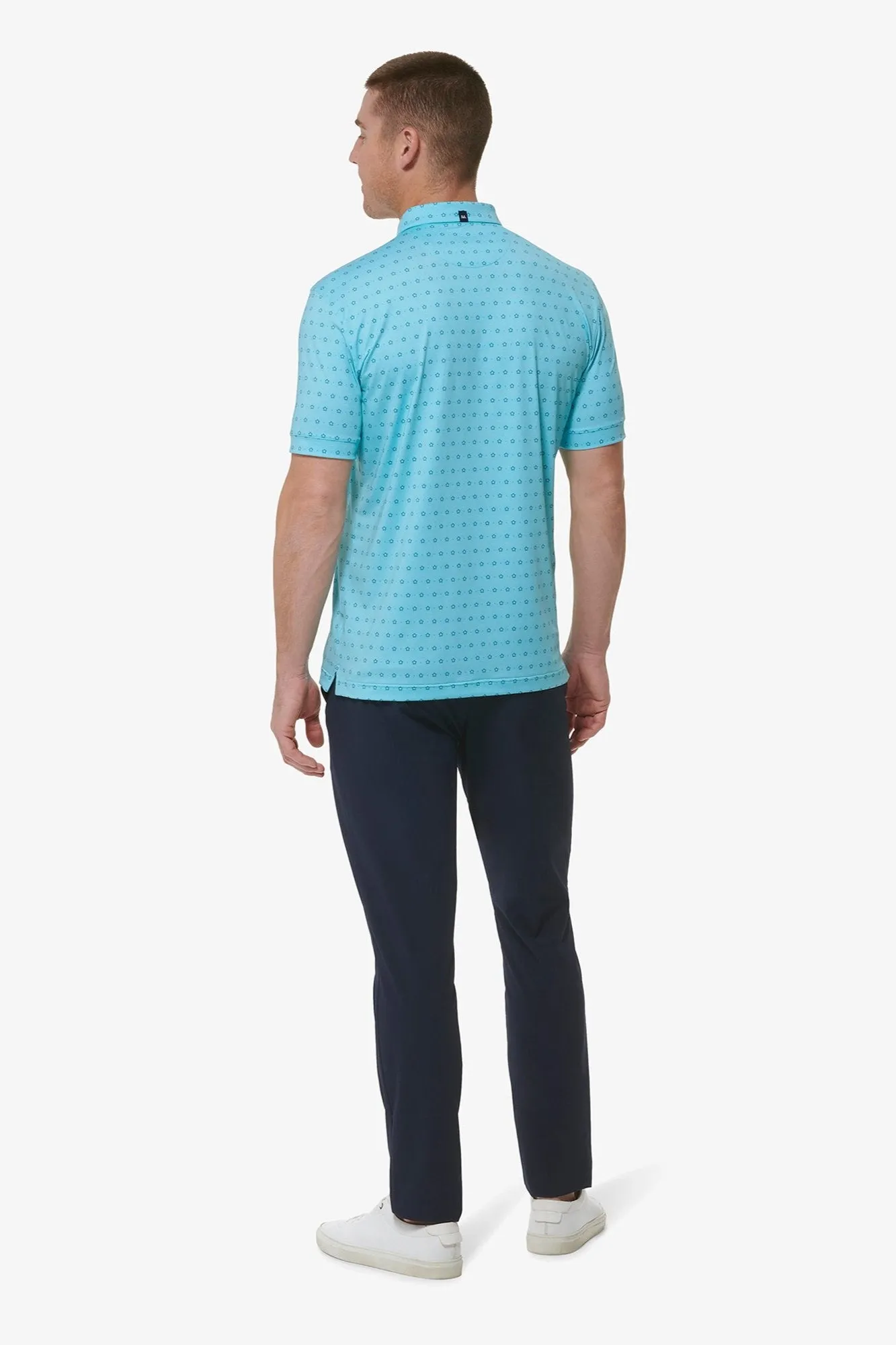 Mizzen   Main Capri Breeze Geo Floral print Polo (30% Off Sale!)