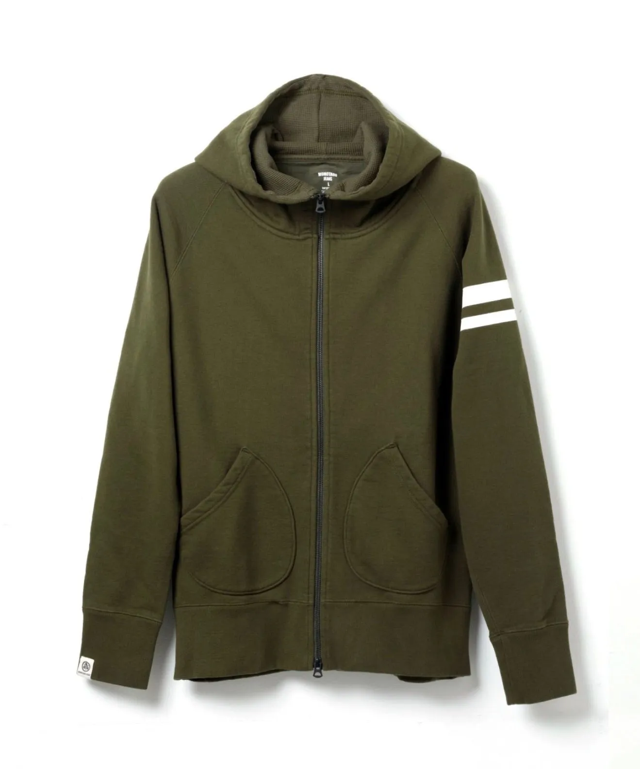 Momotaro 07-044 Heavyweight GTB Hoodie (Olive)