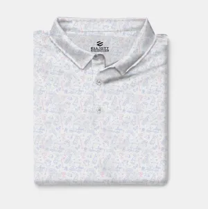 Myrtle Beach - White Men's Golf Shirt Polo