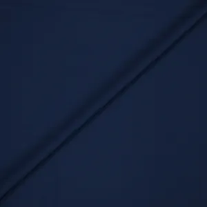 Navy Blue Solid Superissimo Lanificio F.LLI Cerruti Suiting Fabric