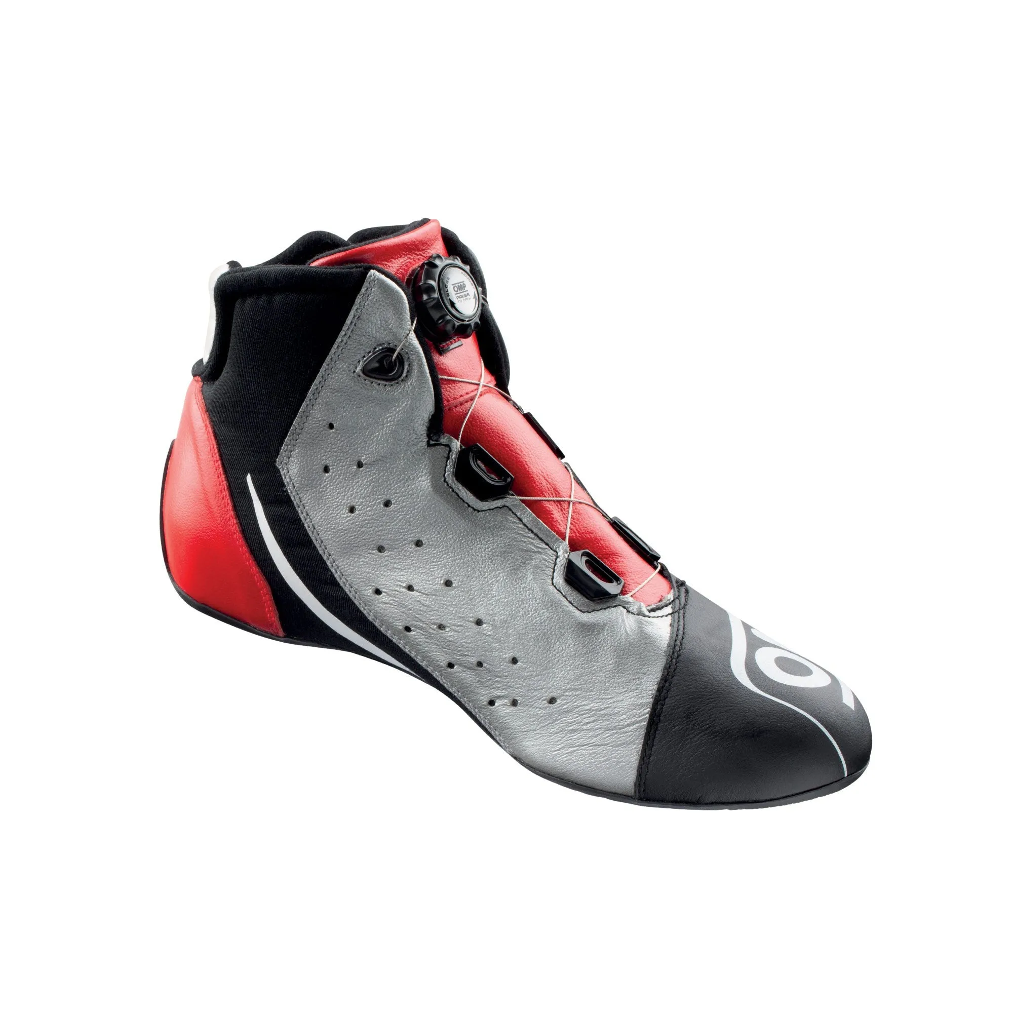 OMP One Evo X R Race Boots [Top Level Leather Fireproof - FIA 8856-2018] Multiple Size & Color Options