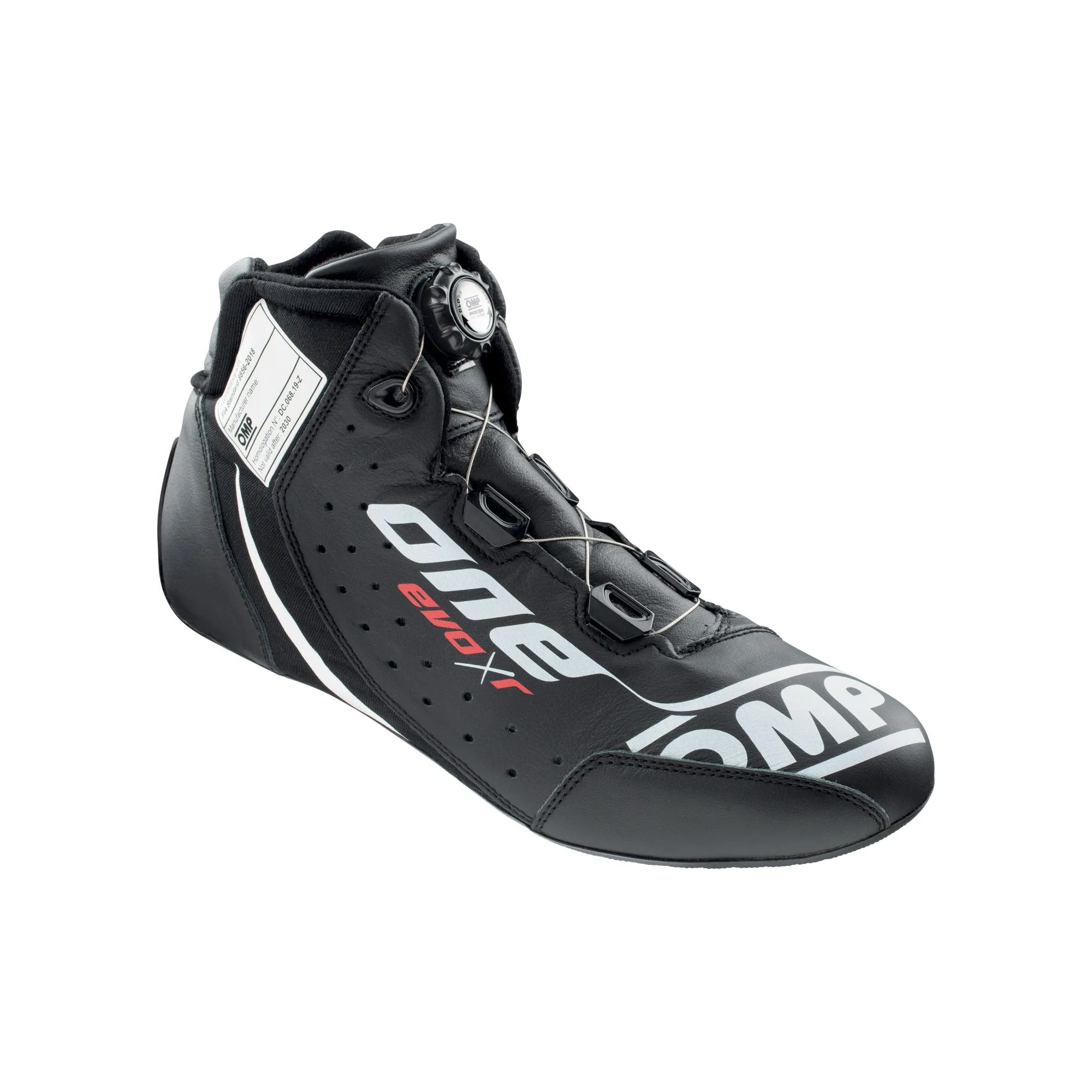 OMP One Evo X R Race Boots [Top Level Leather Fireproof - FIA 8856-2018] Multiple Size & Color Options