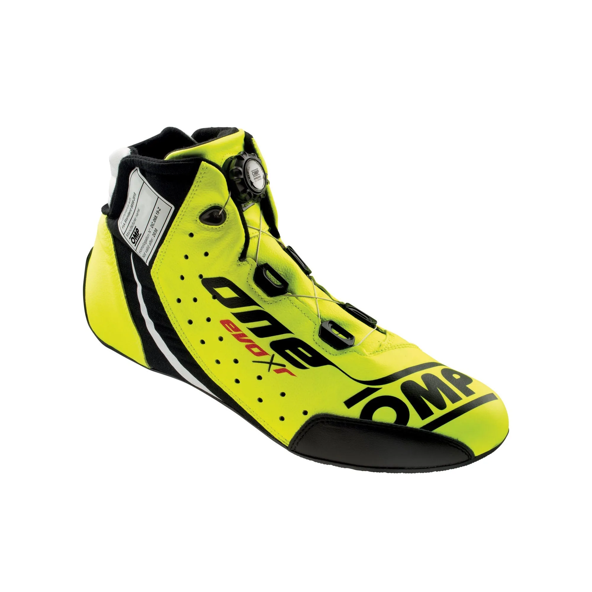 OMP One Evo X R Race Boots [Top Level Leather Fireproof - FIA 8856-2018] Multiple Size & Color Options