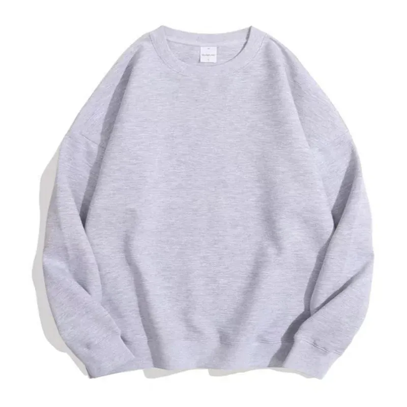 Oversize Winter Warm Sweatshirt Women Basic Tops Boyfriend Pink Loose Vintage Pullovers Women Winter Fleece Lined Sweatshirts