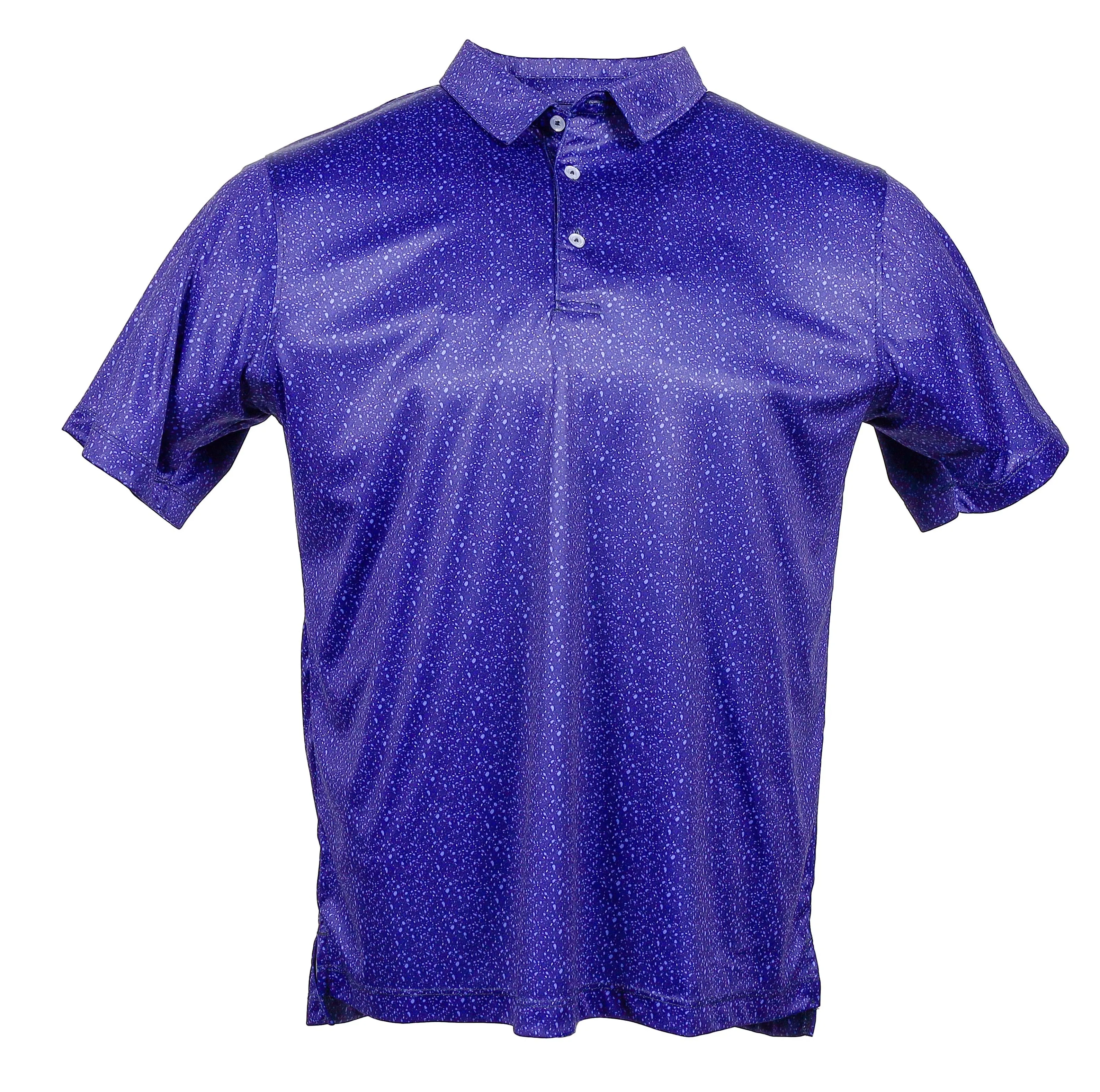 Pebble Beach - Blue Men's Golf Shirt Polo