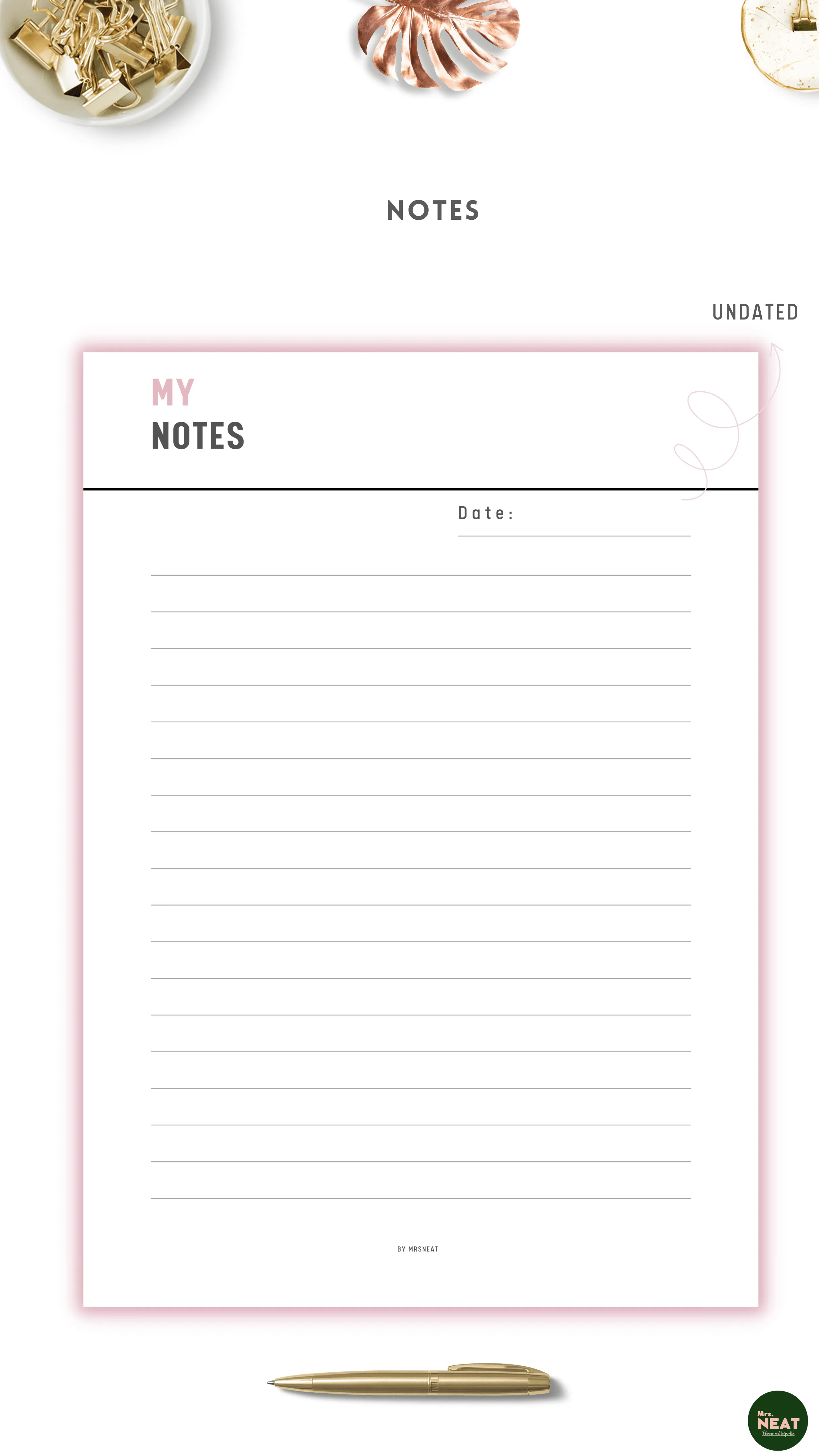 Planner Bundle Printable - M035